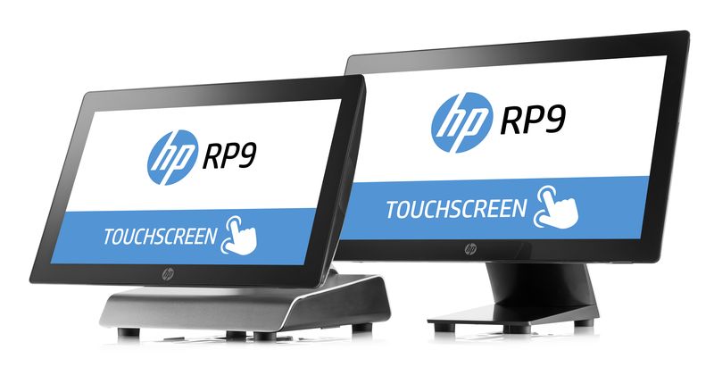 Hewlett Packard RP 9 in zwei Bildschirmgrößen