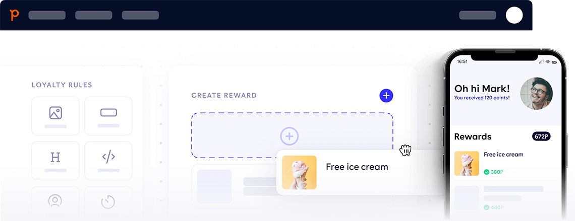 Screenshot Customer Dashboard